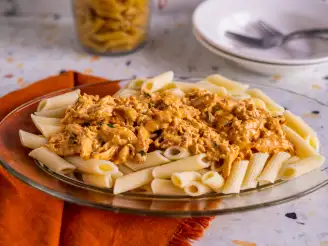 Crock Pot Buffalo Chicken Pasta (Slow Cooker)